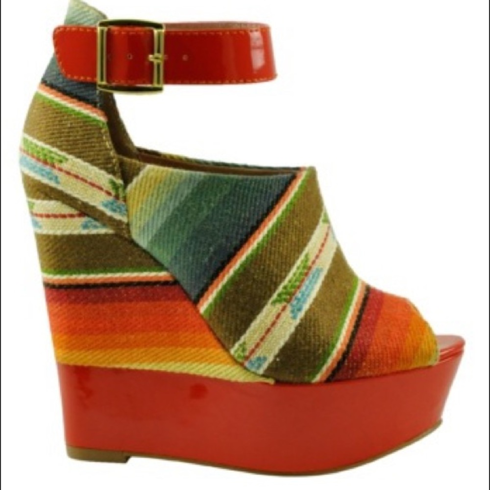 Bakers Kiersten multicolored wedges
